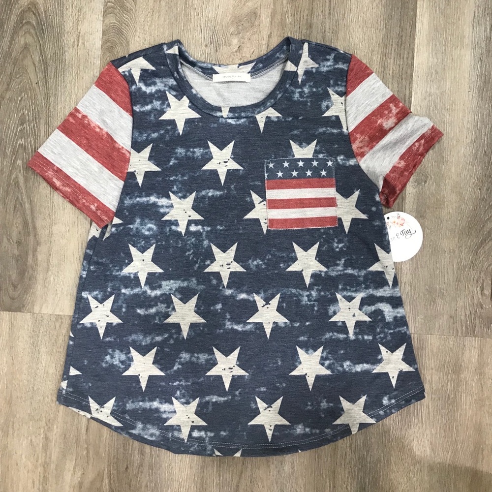 Red white and Blue T-shirt